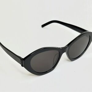 Saint Laurent Black Cat-Eye Sunglasses SL M60 AUTHENTIC